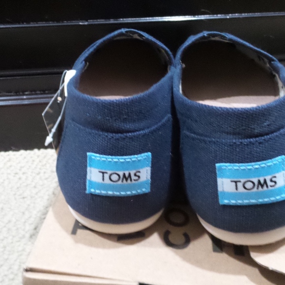 Womens Toms Classic Slip On Flats Canvas - Picture 7 of 7